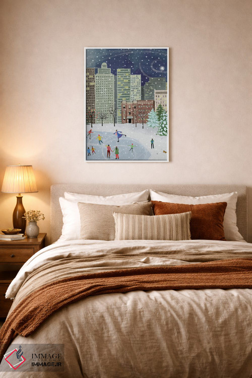 تابلو دکوراتیو کریسمس در شهر ۲ اثر گریس پاپ - D5W