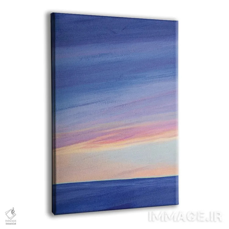 تابلو انتزاعی پرتو خورشید در گرگ و میش I اثر گریس پاپ - نمای پرسپکتیو محصول