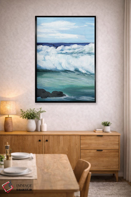 تابلو دکوراتیو شکستن بشکه ۱ اثر گریس پاپ - D4B