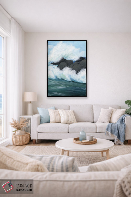 تابلو دکوراتیو شکستن بشکه ۲ اثر گریس پاپ - D2B