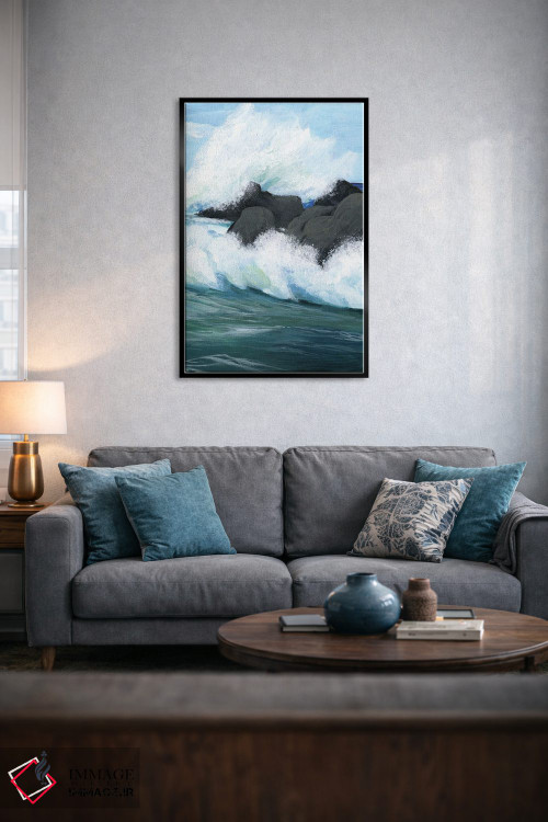 تابلو دکوراتیو شکستن بشکه ۲ اثر گریس پاپ - D5B