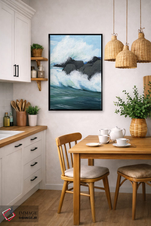 تابلو دکوراتیو شکستن بشکه ۲ اثر گریس پاپ - D6B