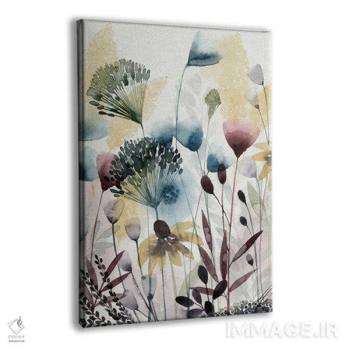 تابلو دکوراتیو گل وحشی با آبرنگ I اثر گریس پاپ - نمای پرسپکتیو محصول
