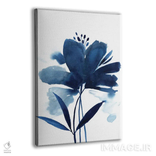 تابلو دکوراتیو شکوفه شعله ور II اثر گریس پاپ - نمای پرسپکتیو محصول