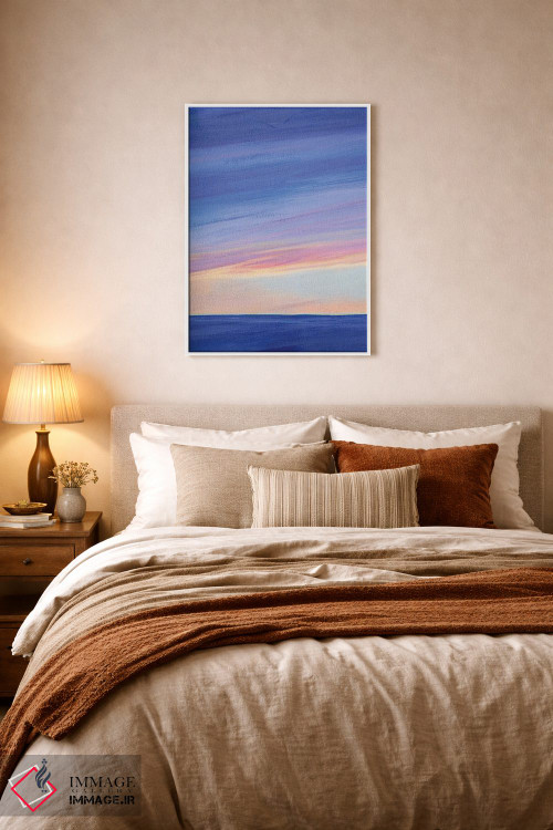 تابلو انتزاعی پرتو خورشید در گرگ و میش I اثر گریس پاپ - D6W