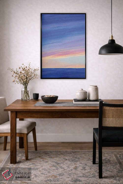 تابلو انتزاعی پرتو خورشید در گرگ و میش I اثر گریس پاپ - D5B