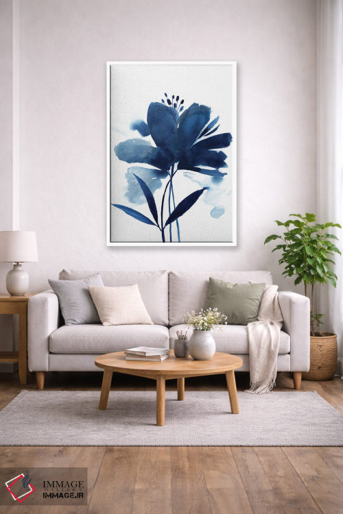 تابلو دکوراتیو شکوفه شعله ور II اثر گریس پاپ - D1W