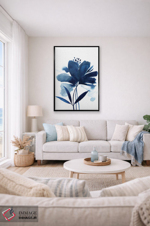 تابلو دکوراتیو شکوفه شعله ور II اثر گریس پاپ - D2B