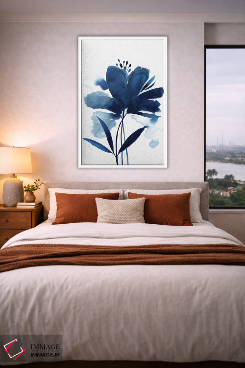 تابلو دکوراتیو شکوفه شعله ور II اثر گریس پاپ - D3W