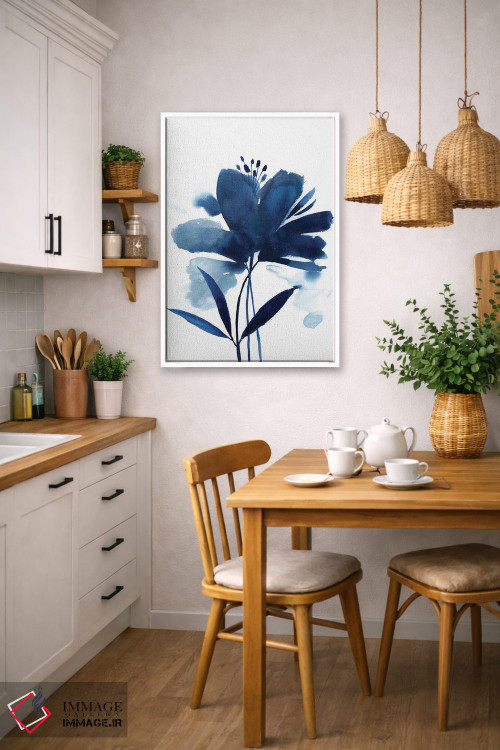 تابلو دکوراتیو شکوفه شعله ور II اثر گریس پاپ - D6W