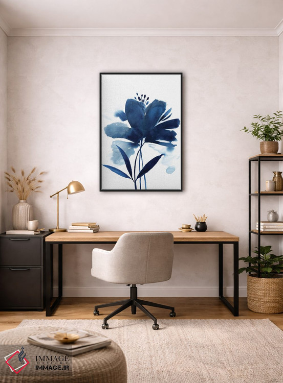 تابلو دکوراتیو شکوفه شعله ور II اثر گریس پاپ - D4B