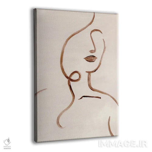 تابلو مینیمال طرح زنانه II اثر گریس پاپ - نمای پرسپکتیو محصول