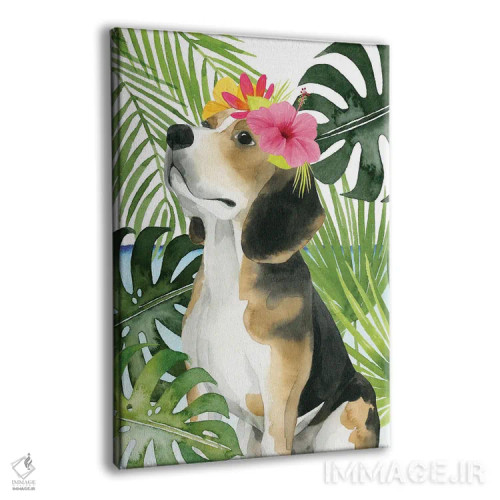 تابلو دکوراتیو سگ های ساحلی II اثر گریس پاپ - نمای پرسپکتیو محصول