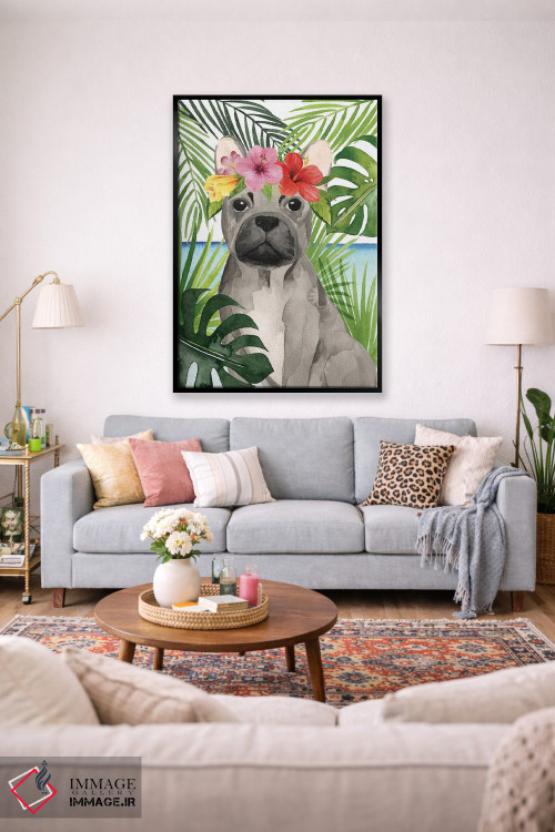 تابلو دکوراتیو سگ های ساحلی I اثر گریس پاپ - D1B