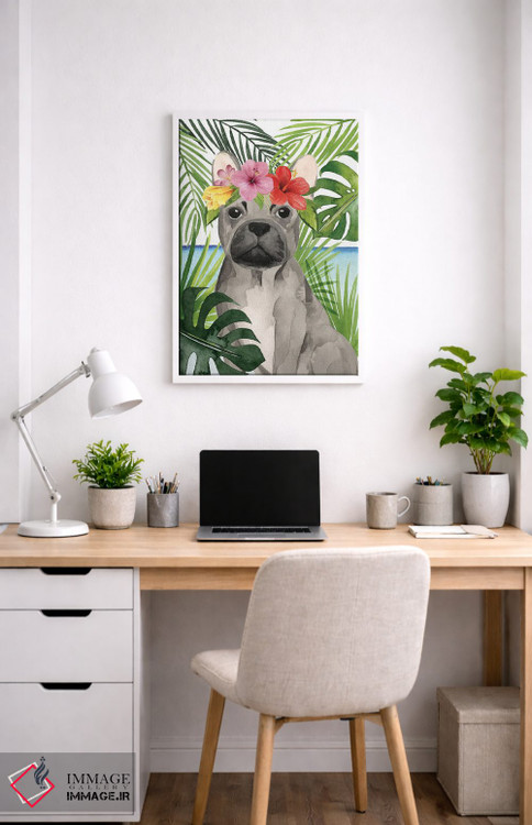 تابلو دکوراتیو سگ های ساحلی I اثر گریس پاپ - D2W