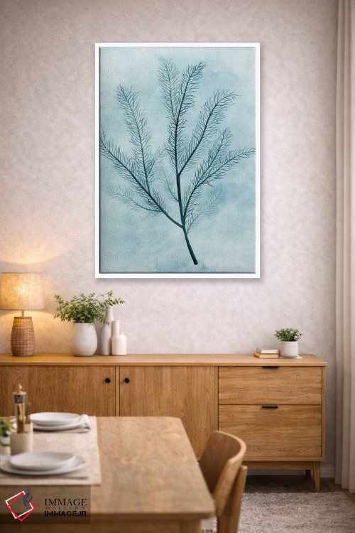 تابلو مینیمال ابرها و مرجان ها II اثر گریس پاپ - D4W