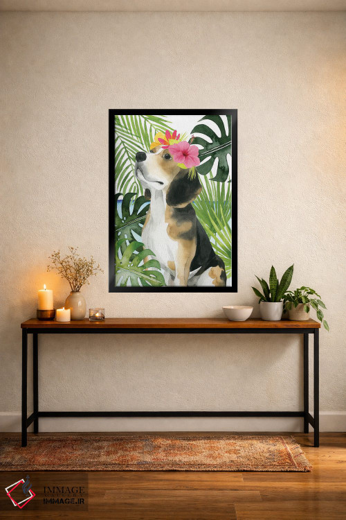 تابلو دکوراتیو سگ های ساحلی II اثر گریس پاپ - D5B