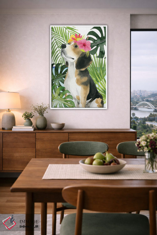 تابلو دکوراتیو سگ های ساحلی II اثر گریس پاپ - D6W