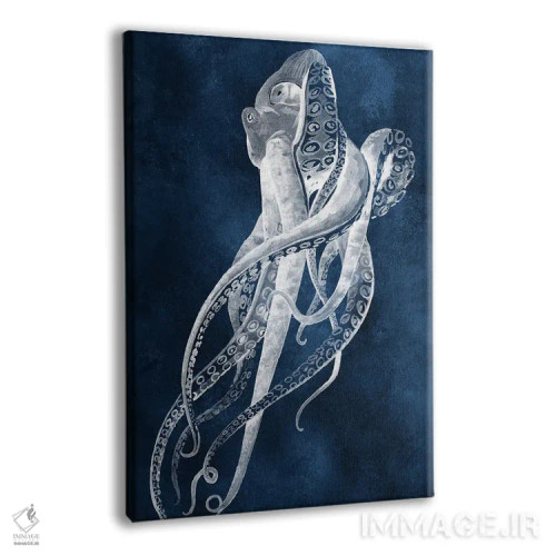 تابلو مینیمال رقص اختاپوس I اثر گریس پاپ - نمای پرسپکتیو محصول