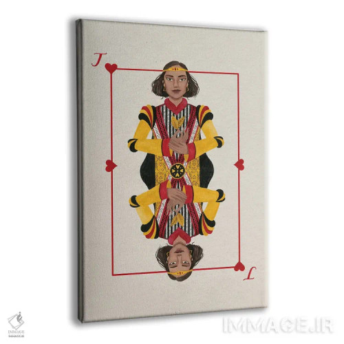 تابلو دکوراتیو خال های سلطنتی III اثر گریس پاپ - نمای پرسپکتیو محصول