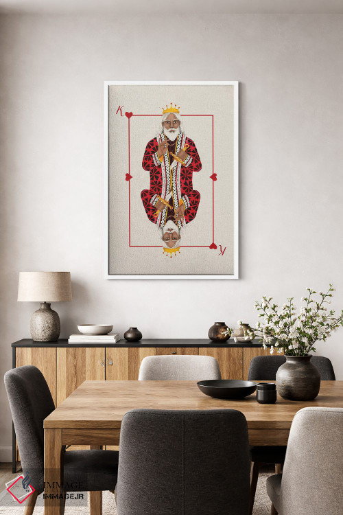 تابلو دکوراتیو خال های سلطنتی II اثر گریس پاپ - D2W