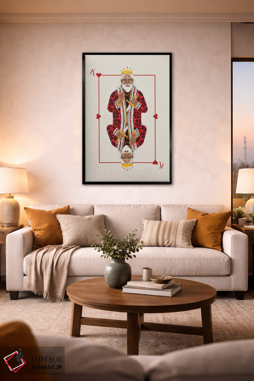 تابلو دکوراتیو خال های سلطنتی II اثر گریس پاپ - D1B