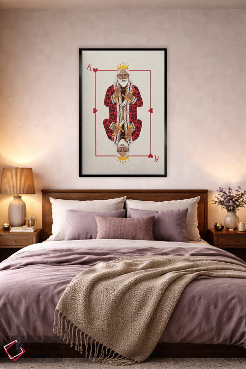 تابلو دکوراتیو خال های سلطنتی II اثر گریس پاپ - D4B