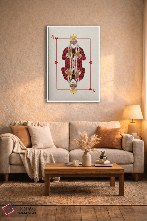 تابلو دکوراتیو خال های سلطنتی II اثر گریس پاپ - D3W