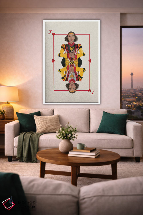 تابلو دکوراتیو خال های سلطنتی III اثر گریس پاپ - D1W