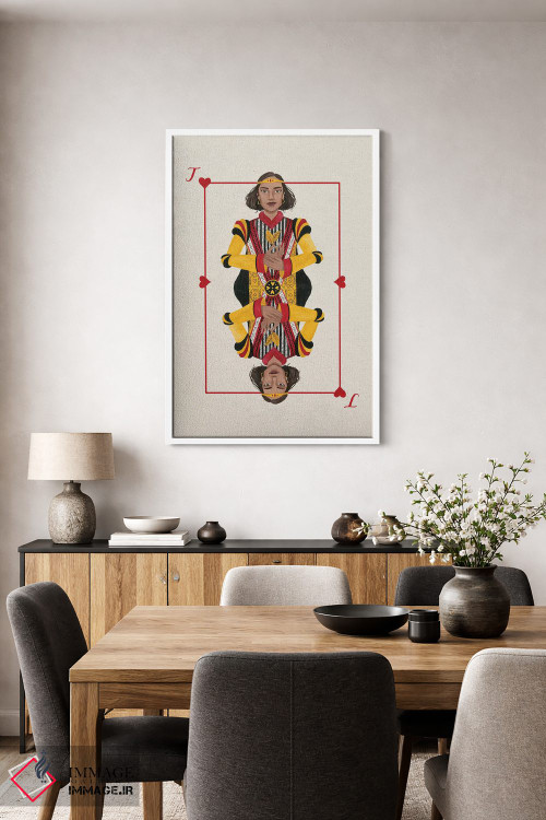 تابلو دکوراتیو خال های سلطنتی III اثر گریس پاپ - D3W