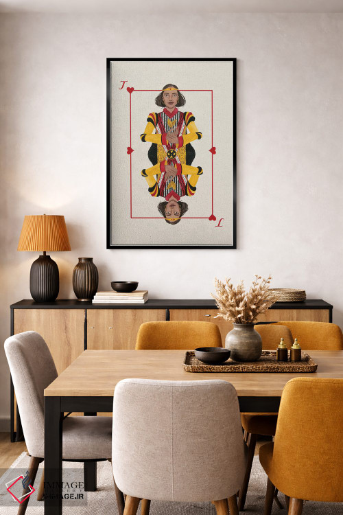 تابلو دکوراتیو خال های سلطنتی III اثر گریس پاپ - D6B