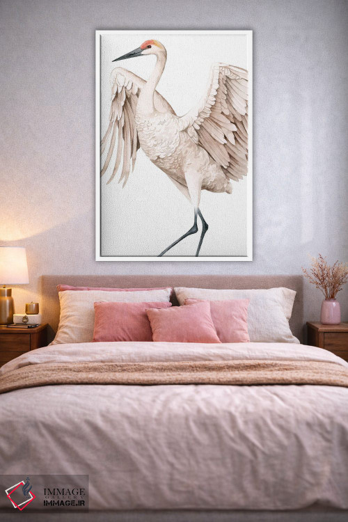 تابلو دکوراتیو درنای فریادزن II اثر گریس پاپ - D2W