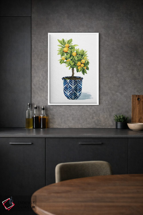 تابلو مینیمال درخت میوه I اثر گریس پاپ - D1W