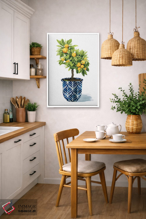 تابلو مینیمال درخت میوه I اثر گریس پاپ - D4W