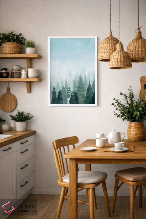 تابلو دکوراتیو در میان درختان II اثر گریس پاپ - D2W