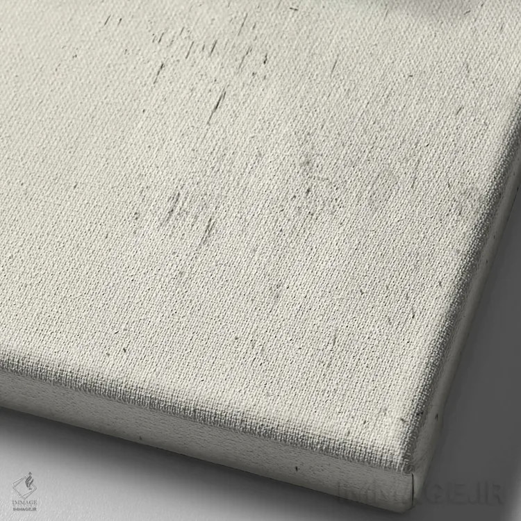 تابلو دکوراتیو خط درختان بافت دار II اثر گریس پاپ - نمای نزدیک بافت بوم