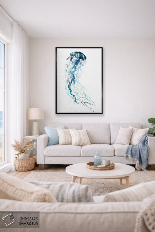 تابلو دکوراتیو درهم تنیدگی الکتریکی II اثر گریس پاپ - D3B