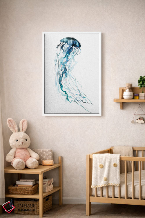 تابلو دکوراتیو درهم تنیدگی الکتریکی II اثر گریس پاپ - D4W