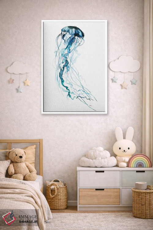 تابلو دکوراتیو درهم تنیدگی الکتریکی II اثر گریس پاپ - D5W