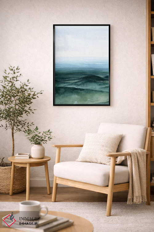 تابلو انتزاعی نمای هواپیما II اثر گریس پاپ - D1B