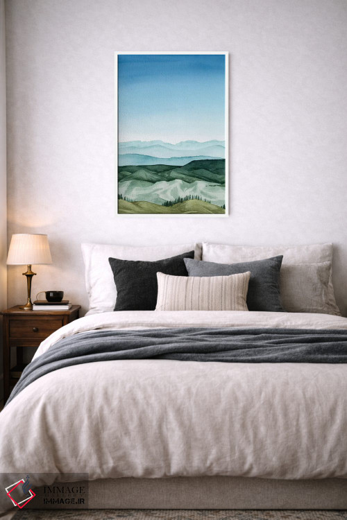 تابلو دکوراتیو چشم انداز کریستالی I اثر گریس پاپ - D4W