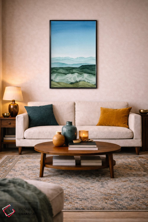 تابلو دکوراتیو چشم انداز کریستالی I اثر گریس پاپ - D3B