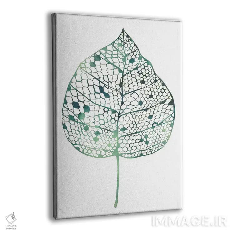 تابلو مینیمال برگ پنهان دوم اثر گریس پاپ - نمای پرسپکتیو محصول