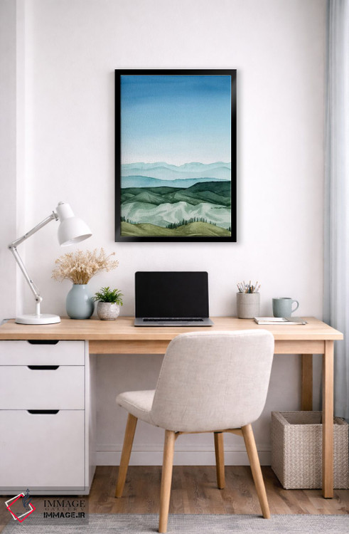 تابلو دکوراتیو چشم انداز کریستالی I اثر گریس پاپ - D6B