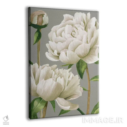 تابلو مدرن صدف سفید یکم اثر گریس پاپ - نمای پرسپکتیو محصول