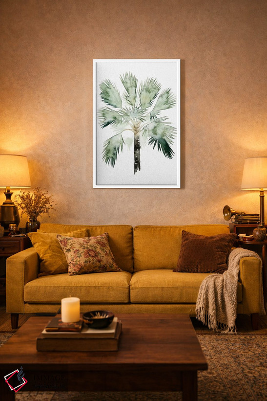 تابلو دکوراتیو نخل مناطق گرمسیری یکم اثر گریس پاپ - D2W