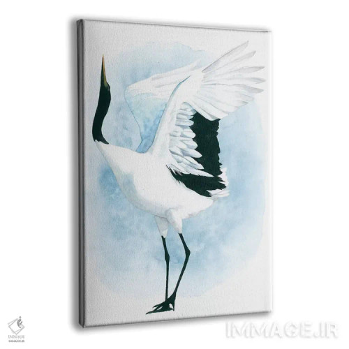 تابلو دکوراتیو درنای رقصان یکم اثر گریس پاپ - نمای پرسپکتیو محصول