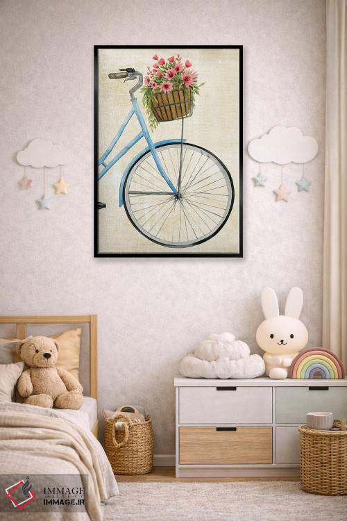 تابلو دکوراتیو گل پیک دوم اثر گریس پاپ - D6B