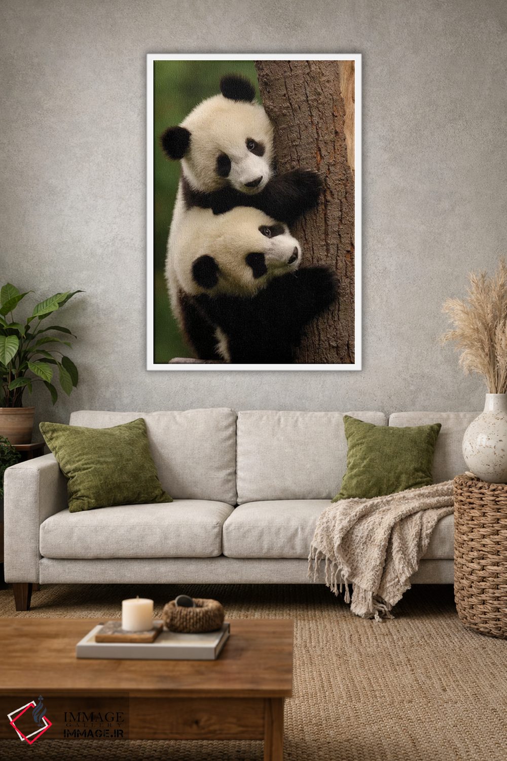 تابلو دکوراتیو Conservation And Research Center For The Giant Panda Within… اثر پیت آکسفورد - D1W