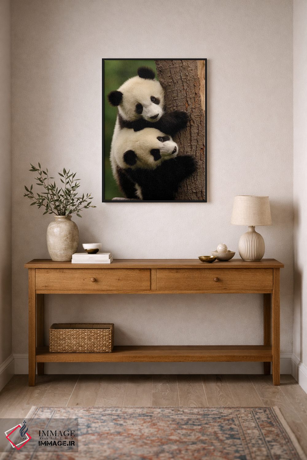 تابلو دکوراتیو Conservation And Research Center For The Giant Panda Within… اثر پیت آکسفورد - D2B